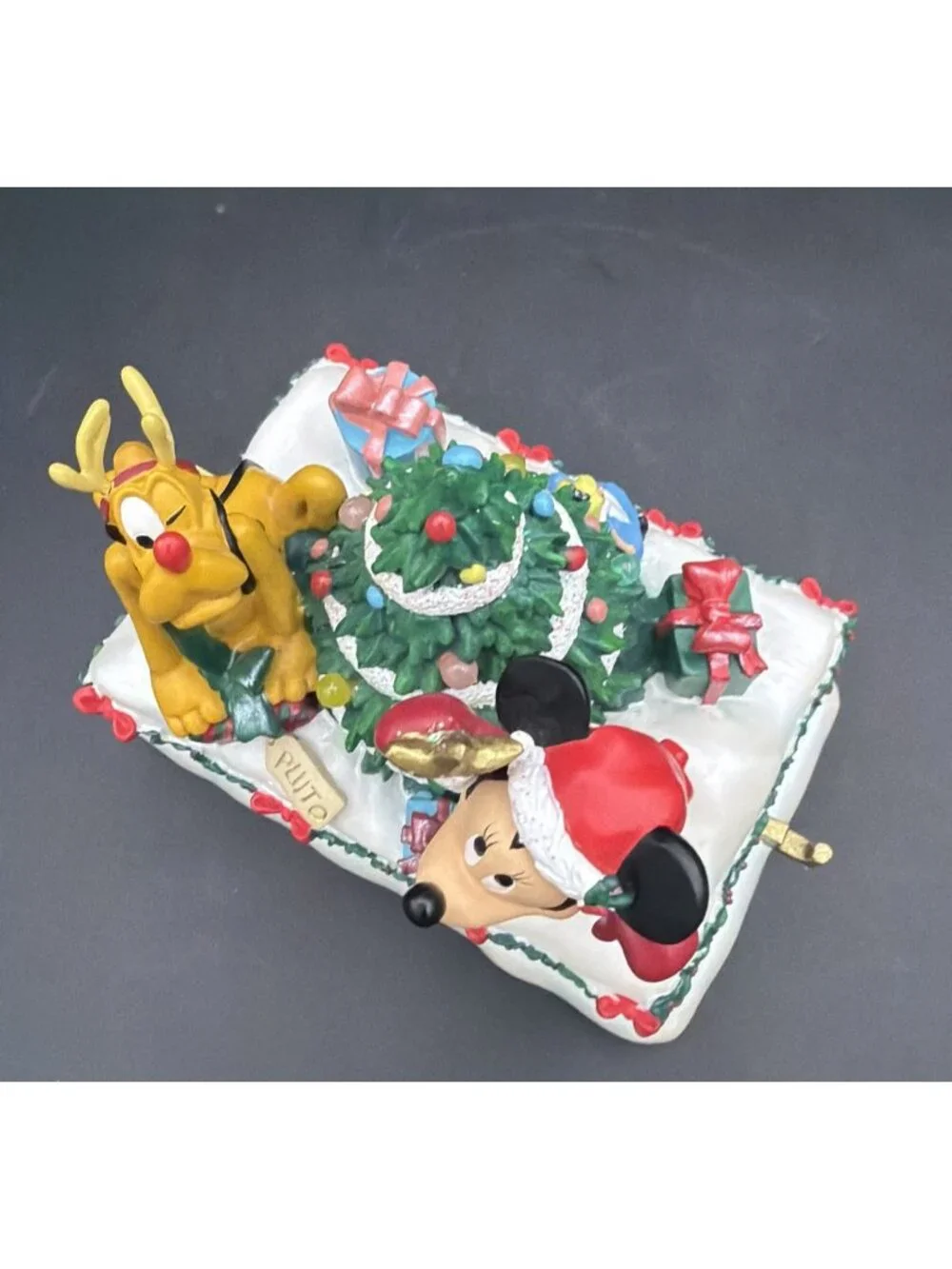 Disney Holiday Express Figurine Christmas Train Mickey Pluto Replacement Works